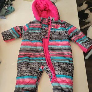 Baby girl snowsuit